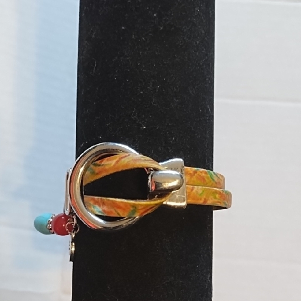 NEW Colorful Bracelet with Silver Accents